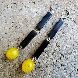 Beaded earrings by @parcelandpart